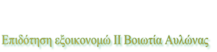 Επιδότηση εξοικονομώ ΙΙ Βοιωτία Αυλώνας