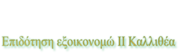 Επιδότηση εξοικονομώ ΙΙ Καλλιθέα