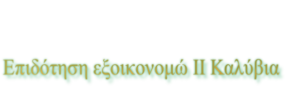 Επιδότηση εξοικονομώ ΙΙ Καλύβια
