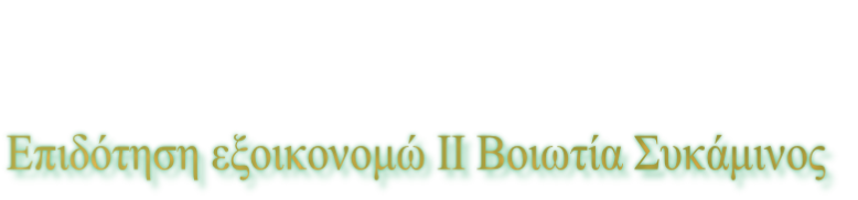 Επιδότηση εξοικονομώ ΙΙ Βοιωτία Συκάμινος
