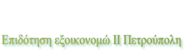 Επιδότηση εξοικονομώ ΙΙ Πετρούπολη
