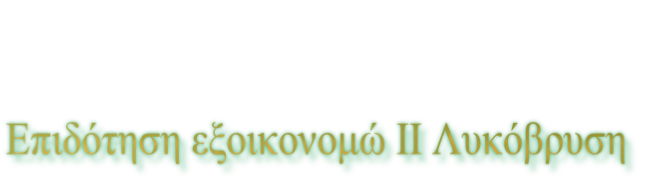 Επιδότηση εξοικονομώ ΙΙ Λυκόβρυση