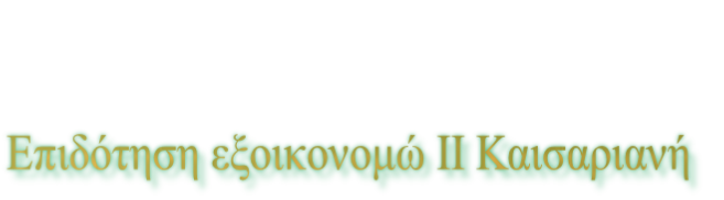 Επιδότηση εξοικονομώ ΙΙ Καισαριανή