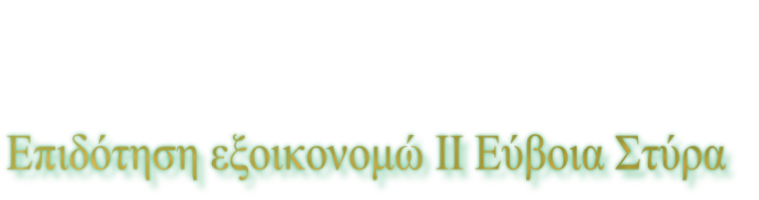 Επιδότηση εξοικονομώ ΙΙ Εύβοια Στύρα