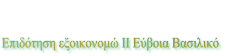 Επιδότηση εξοικονομώ ΙΙ Εύβοια Βασιλικό